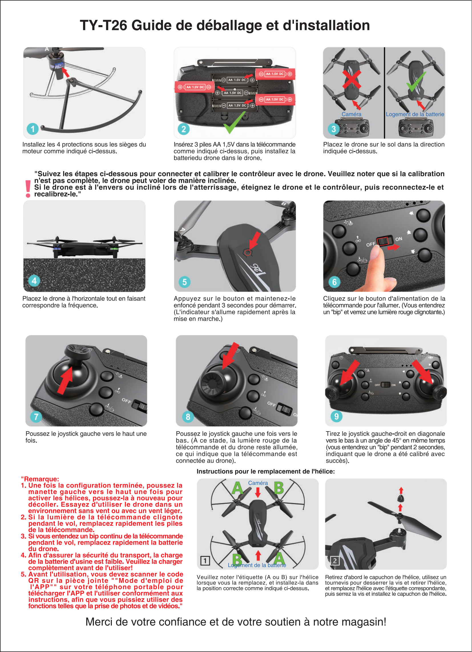 T26 Drone-Unboxing Instruksi Operasi